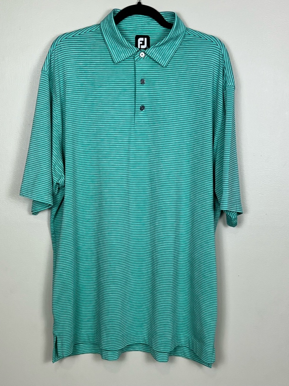 FootJoy men's performance striped golf polo shirt Size XL - Picture 2 of 12